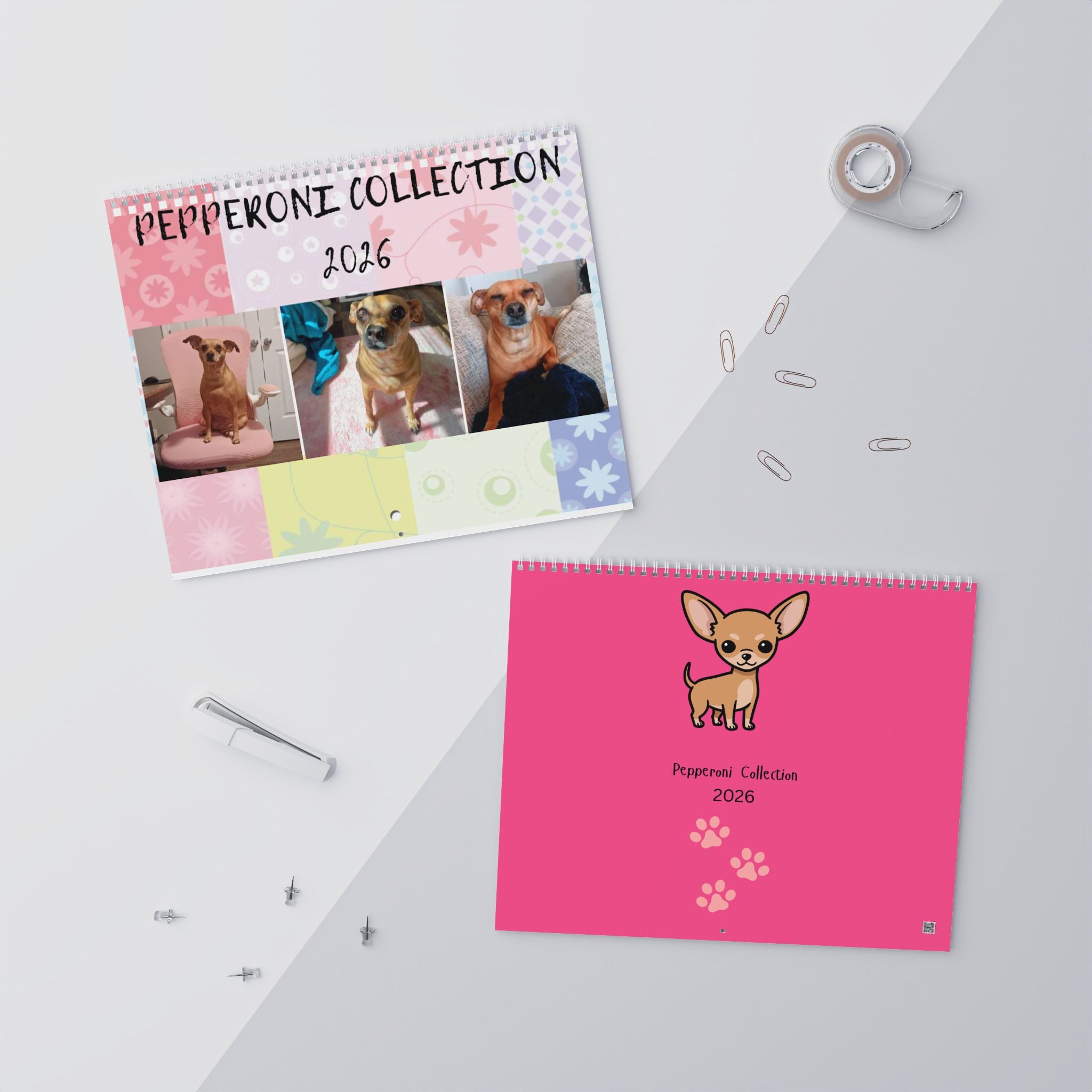 2026 Pepperoni Collection Wall Calendar